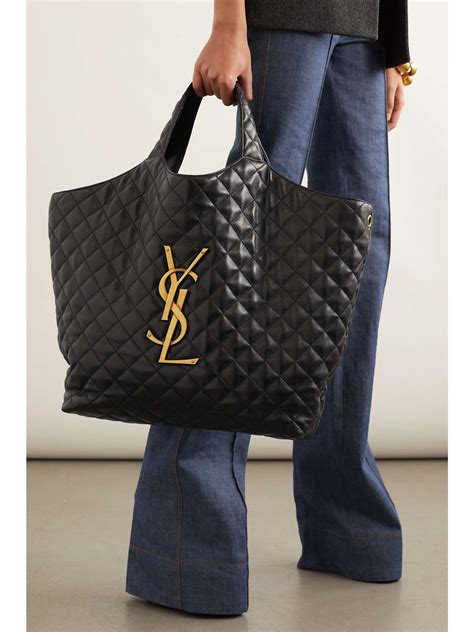 ysl shopping bag uk|YSL large quilted tote bag.